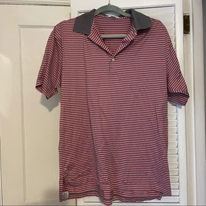 Peter Millar Striped Collared Shirt